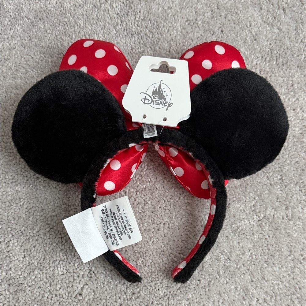 Disney giant red polka dot Minnie headband - Picture 2 of 2